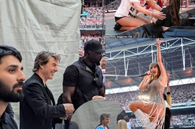 Video Tom Cruise leads huge names at Taylor Swift’s second Wembley show