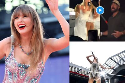 Clip of Taylor Swift waving to Travis Kelce at Webley show goes viral- ‘He looked so happy’