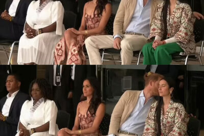 WATCH as Prince Harry feeling chilled out enough to rest his arm on the back of another woman’s, not Meghan, chair